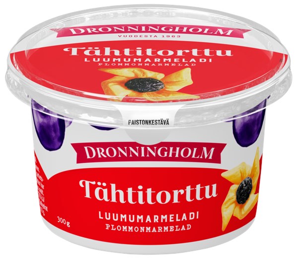 Dronningholm Tähtitorttu Luumumarmeladi 300 g