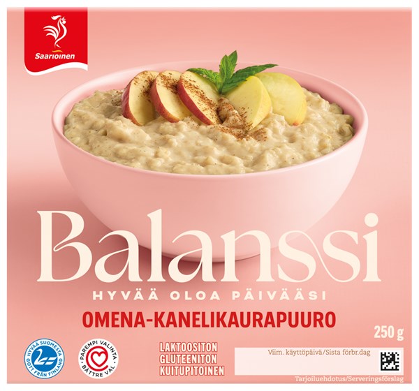 Balanssi Omena-kanelikaurapuuro 250 g
