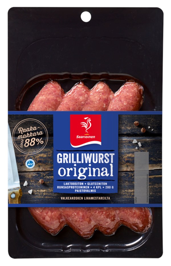 Grilliwurst Original 4 kpl 280 g