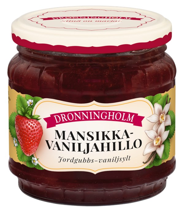 Dronningholm Mansikka-vaniljahillo 440 g