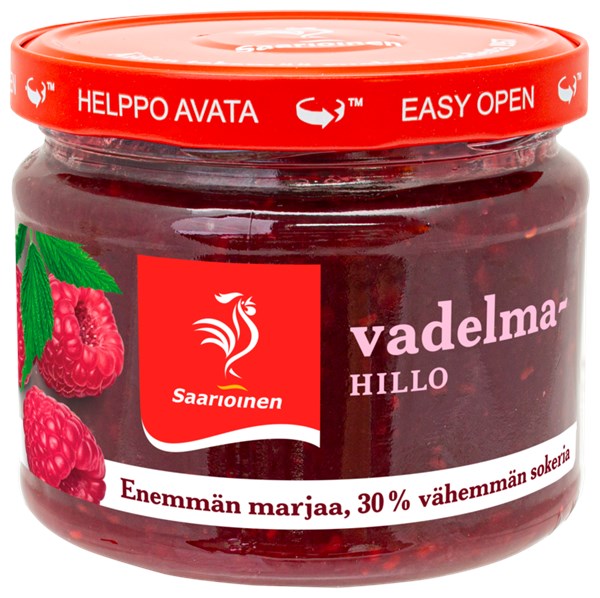 Vadelmahillo vähemmän sokeria 320 g