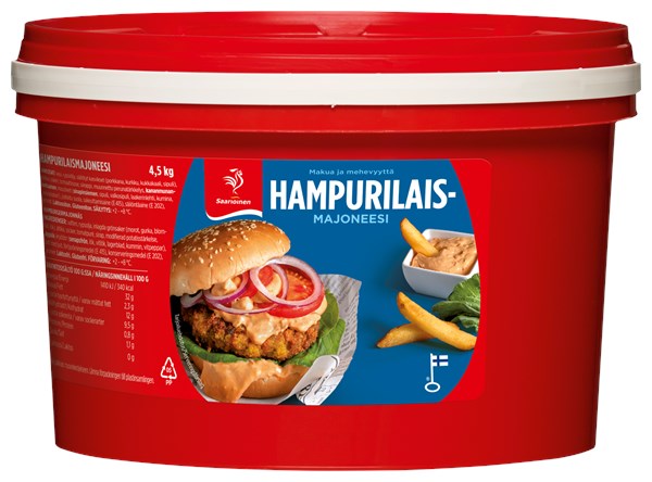 Hampurilaismajoneesi 4,5 kg