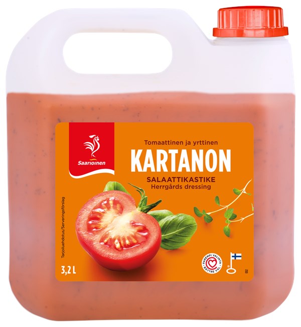 Kartanon salaattikastike 3,2 L