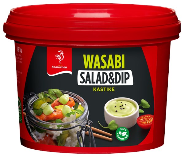 Wasabi salaatti- ja dippikastike 1,8 kg