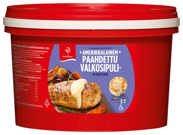 Amerikkalainen paahdettu valkosipulikastike 3,2 kg