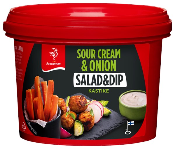 Sour Cream & Onion salaatti- ja dippikastike 1,8 kg