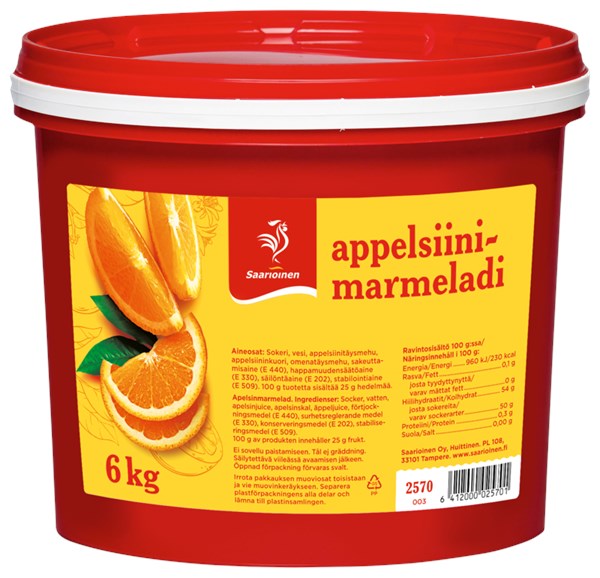 Appelsiinimarmeladi 6 kg