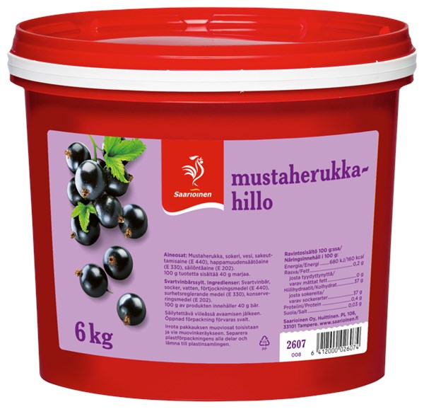 Mustaherukkahillo 6 kg