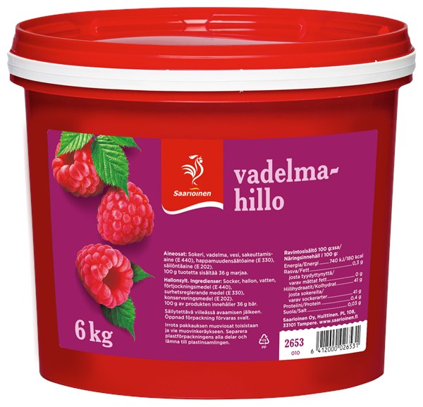 Vadelmahillo 6 kg