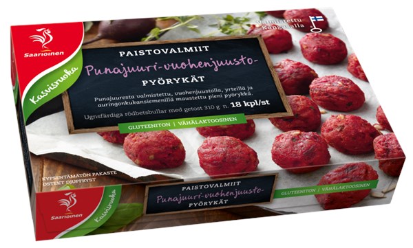 Punajuuri-vuohenjuustopyörykät paistovalmis pakaste 310 g