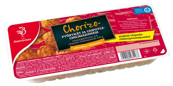 Chorizopyörykät ja Chipotle-chilimajoneesi 240 g