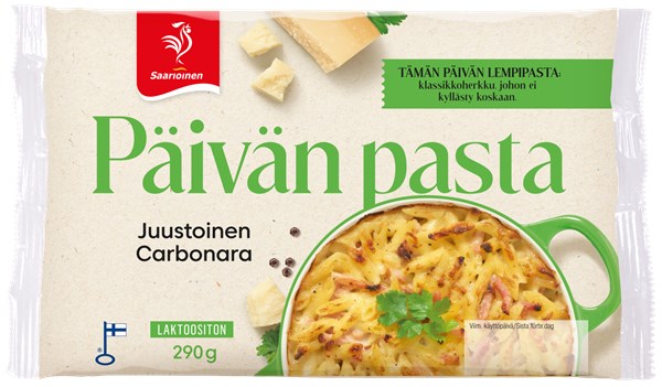 Juustoinen Carbonarapasta 290 g