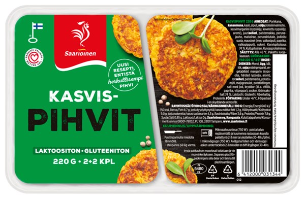 Kasvispihvit 220 g