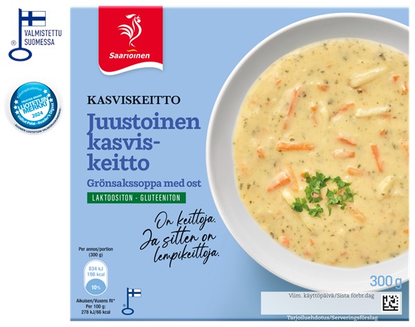 Juustoinen kasviskeitto 300 g