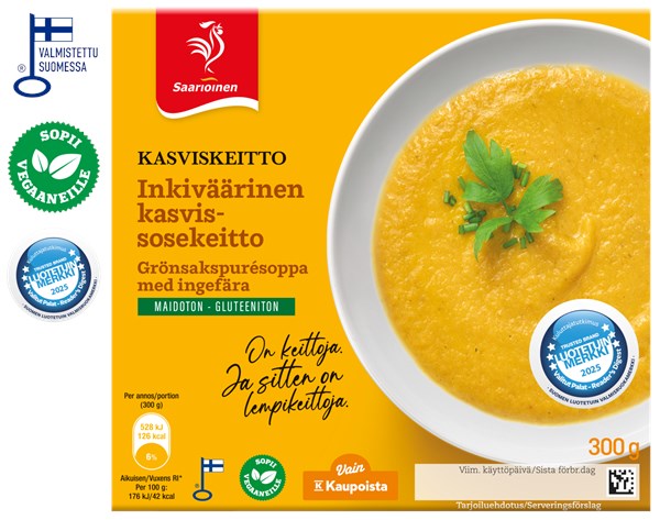 Inkiväärinen kasvissosekeitto 300 g