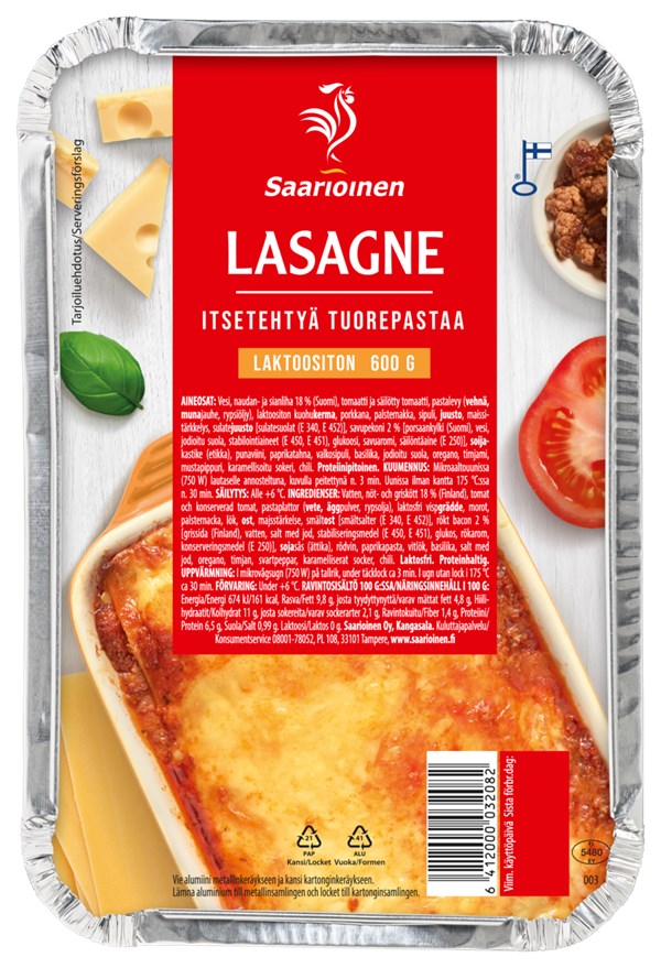 Lasagne 600 g