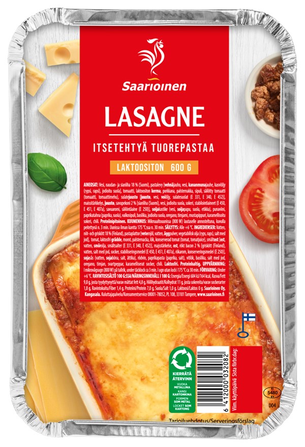 Lasagne 600 g