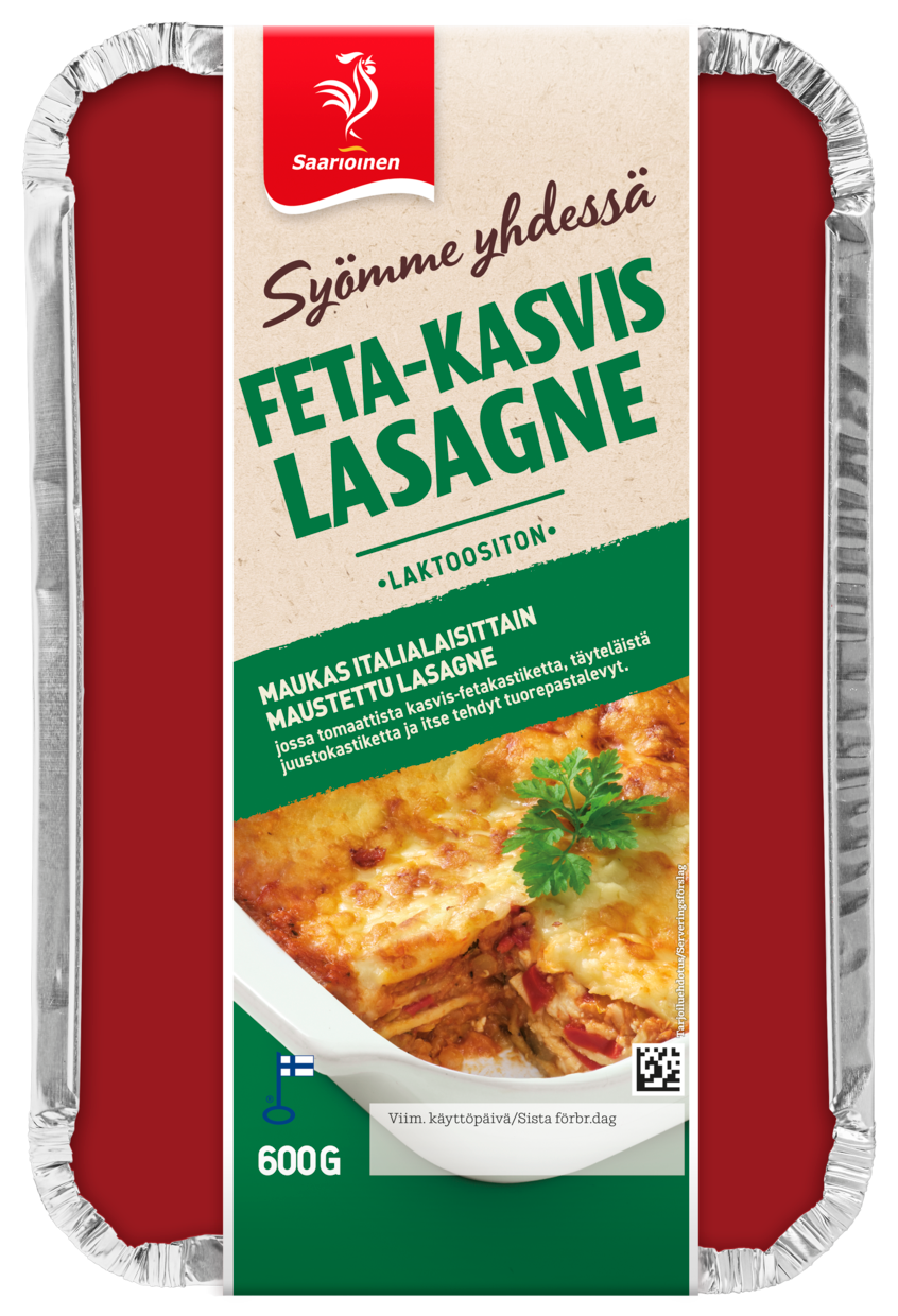 Feta-kasvislasagne 600 g