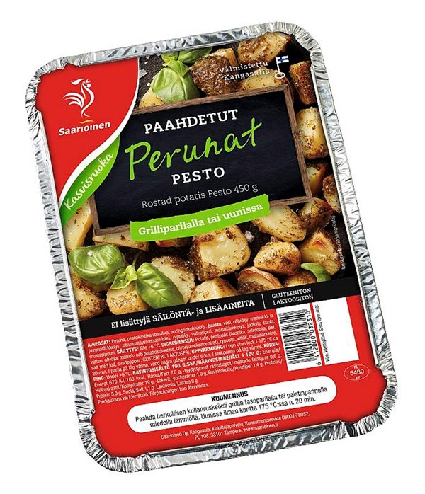Paahdetut perunat Pesto 450 g