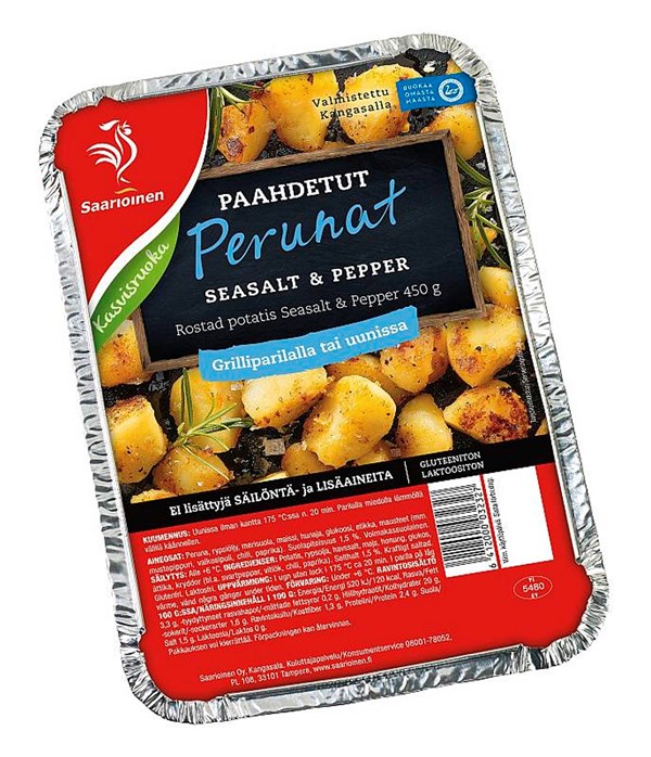 Paahdetut perunat Seasalt & Pepper 450 g