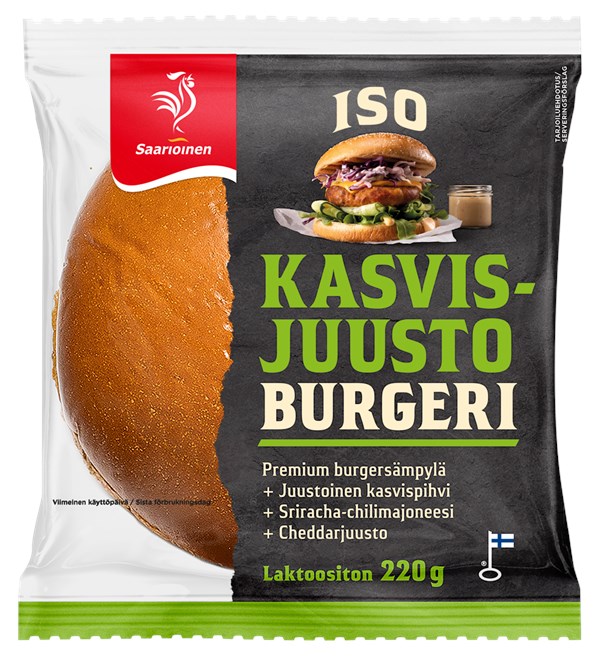 ISO Kasvis-juusto Burgeri 220 g