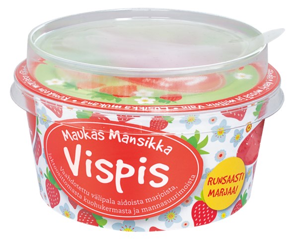 Vispis Mansikka 130 g