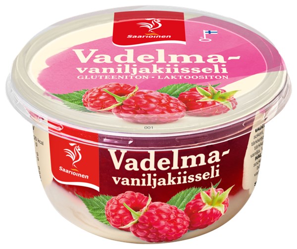 Vadelma-vaniljakiisseli 175 g