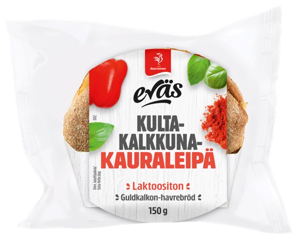 Eväs Kultakalkkuna-kauraleipä 150 g