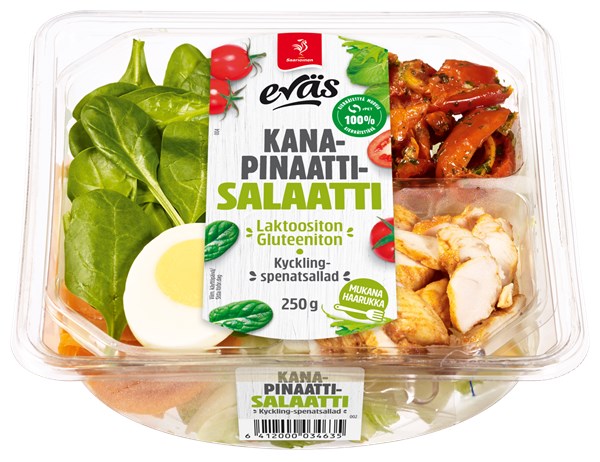 Eväs Kana-pinaattisalaatti 250 g