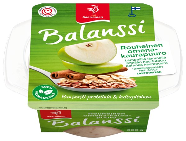 Balanssi Rouheinen omena-kaurapuuro 300 g