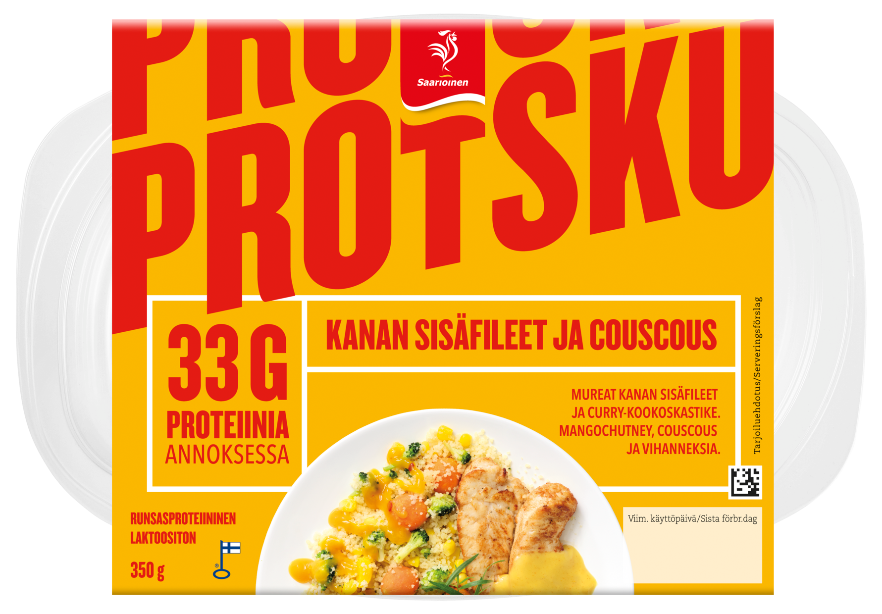 PROTSKU Kanan sisäfileet ja couscous 350 g