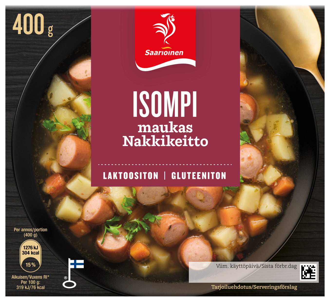 Isompi nakkikeitto 400 g