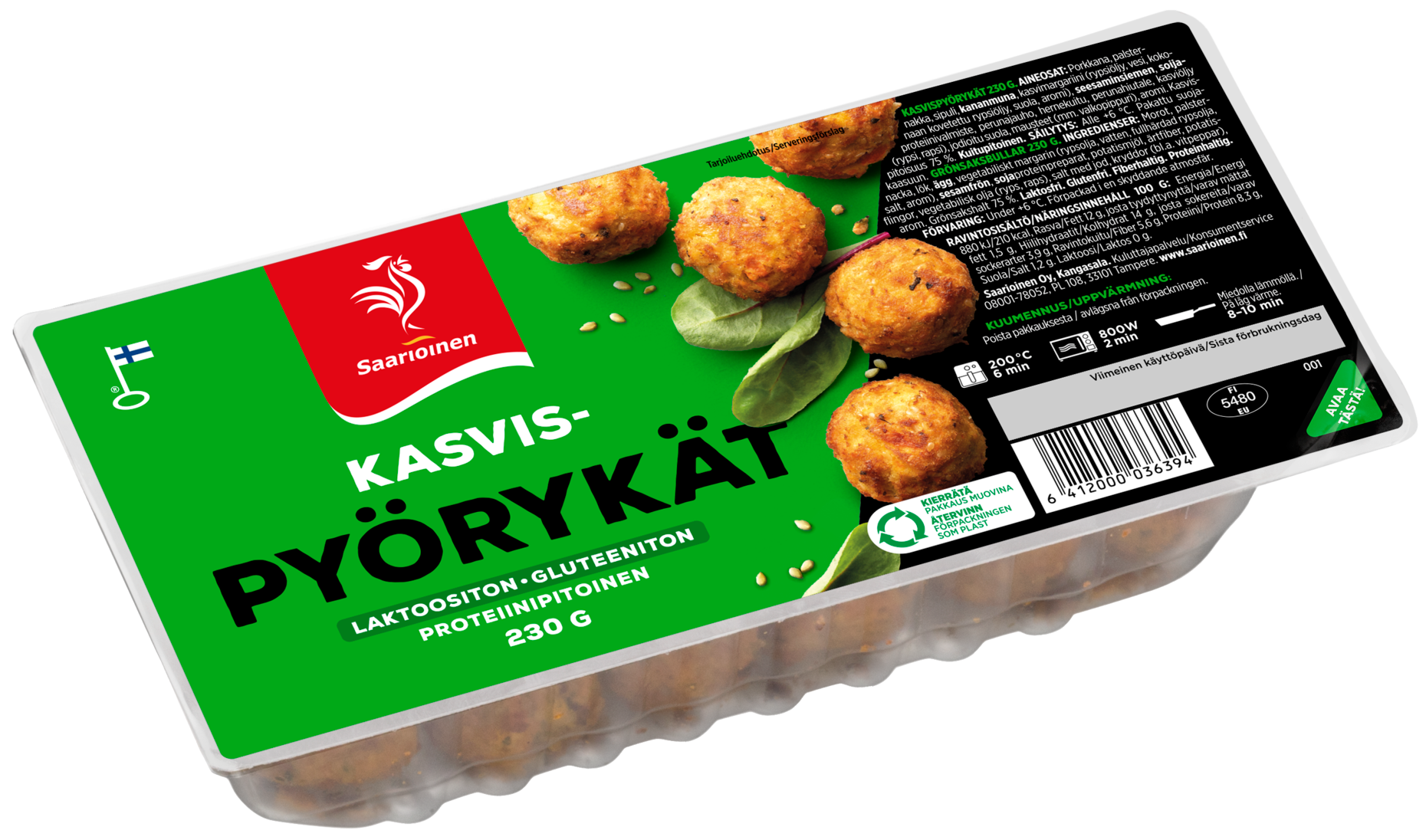 Kasvispyörykät 230 g