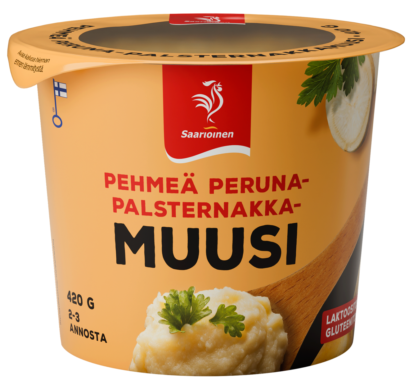 Pehmeä peruna-palsternakkamuusi 420 g