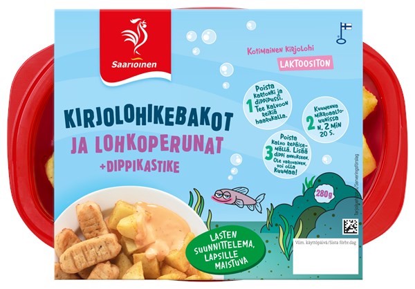 Kirjolohikebakot ja lohkoperunat 280 g