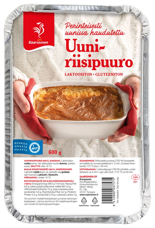 Uuniriisipuuro 600 g