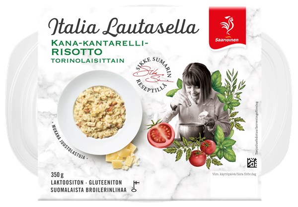 Kana-kantarellirisotto torinolaisittain 350 g