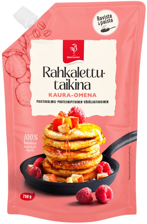 Rahkalettutaikina kaura-omena 750 g
