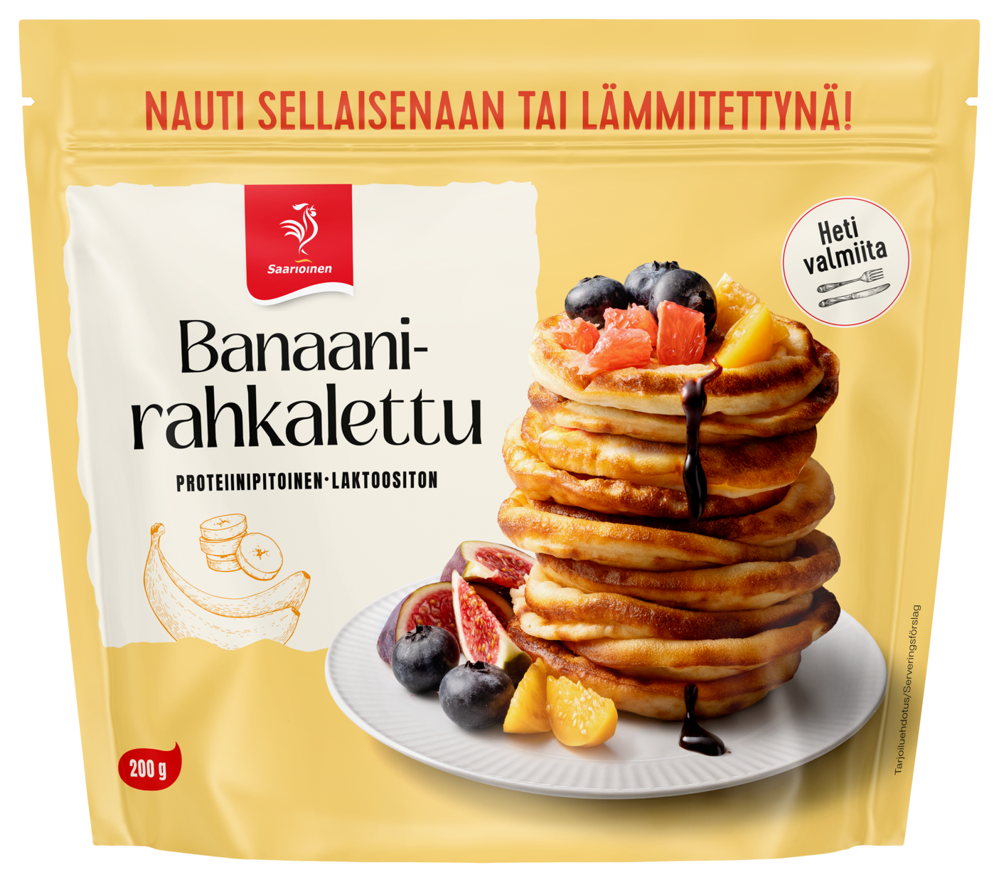 Banaani-rahkalettu 200 g