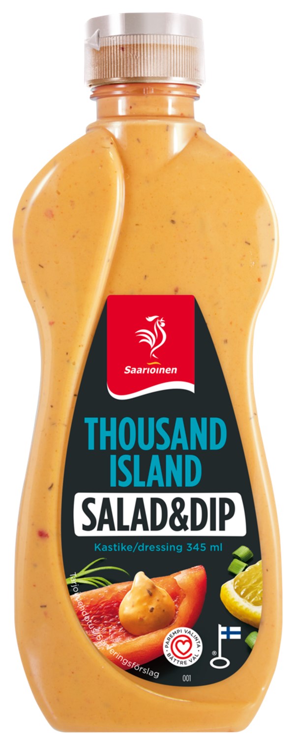 Thousand Island -salaatti- ja dippikastike 345 ml