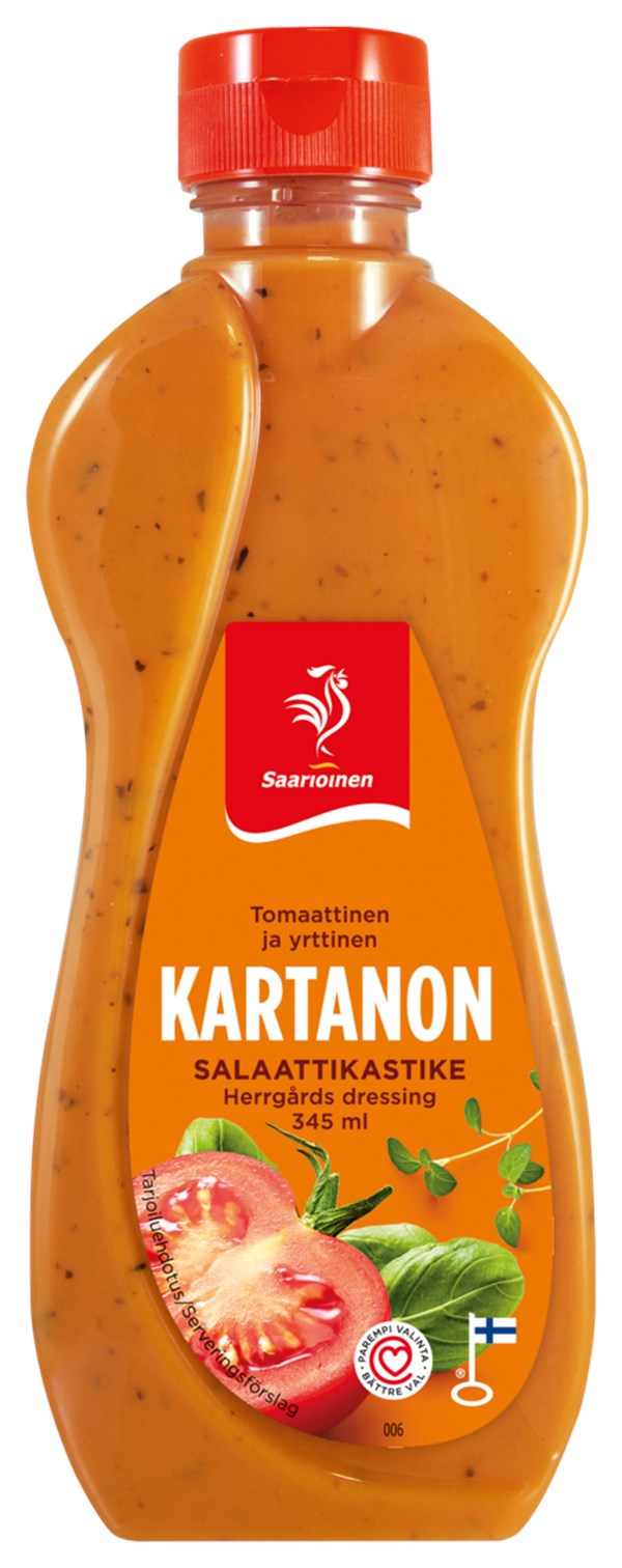 Kartanon salaattikastike 345 ml