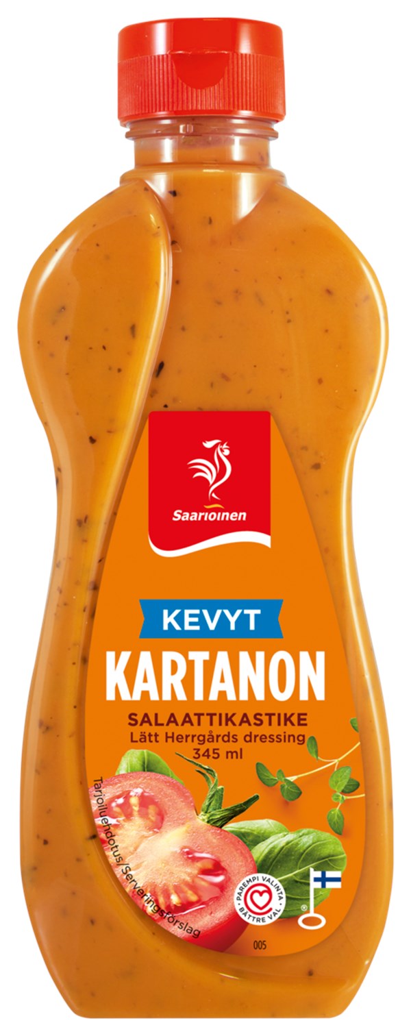 Kevyt Kartanon salaattikastike 345 ml