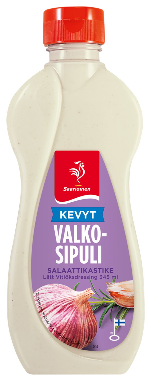 Kevyt Valkosipulisalaattikastike 345 ml