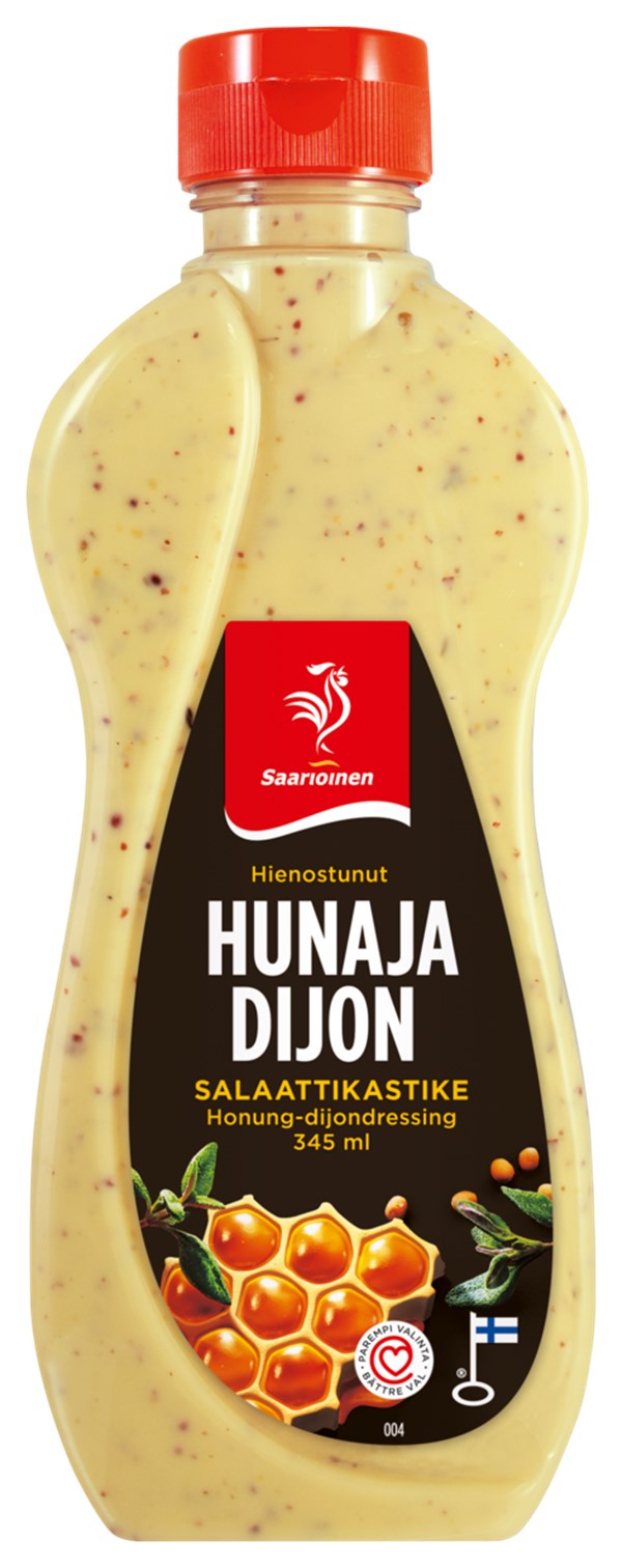 Hunaja-dijonsinappisalaattikastike 345 ml