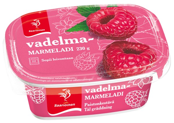 Vadelmamarmeladi 230 g