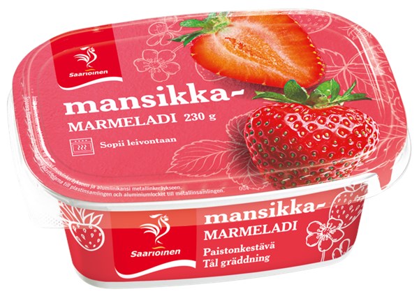 Mansikkamarmeladi 230 g