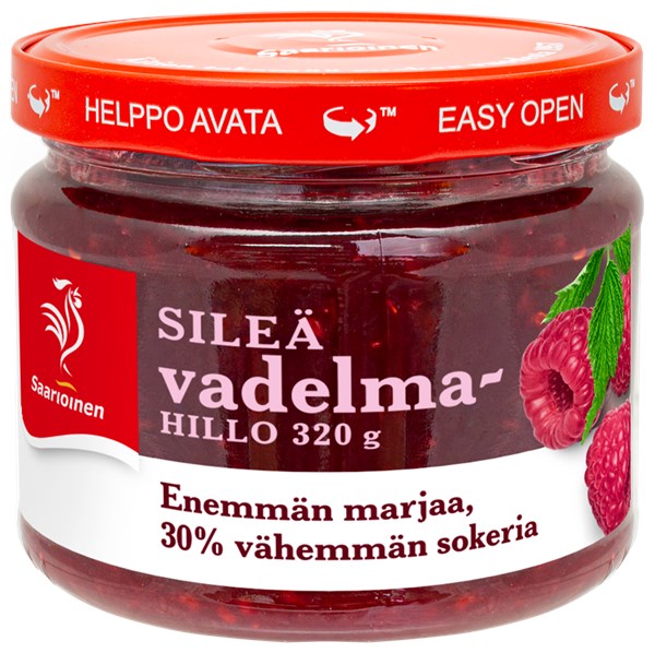 Vadelmahillo vähemmän sokeria 320 g