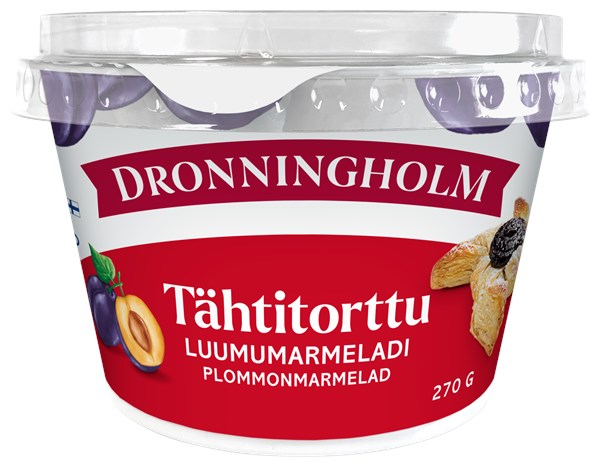 Dronningholm Tähtitorttu Luumumarmeladi 270 g