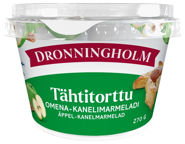 Dronningholm Tähtitorttu Omena-kanelimarmeladi 270 g