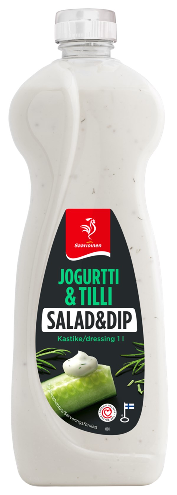 Jogurtti & tilli salaatti- ja dippikastike 1 L